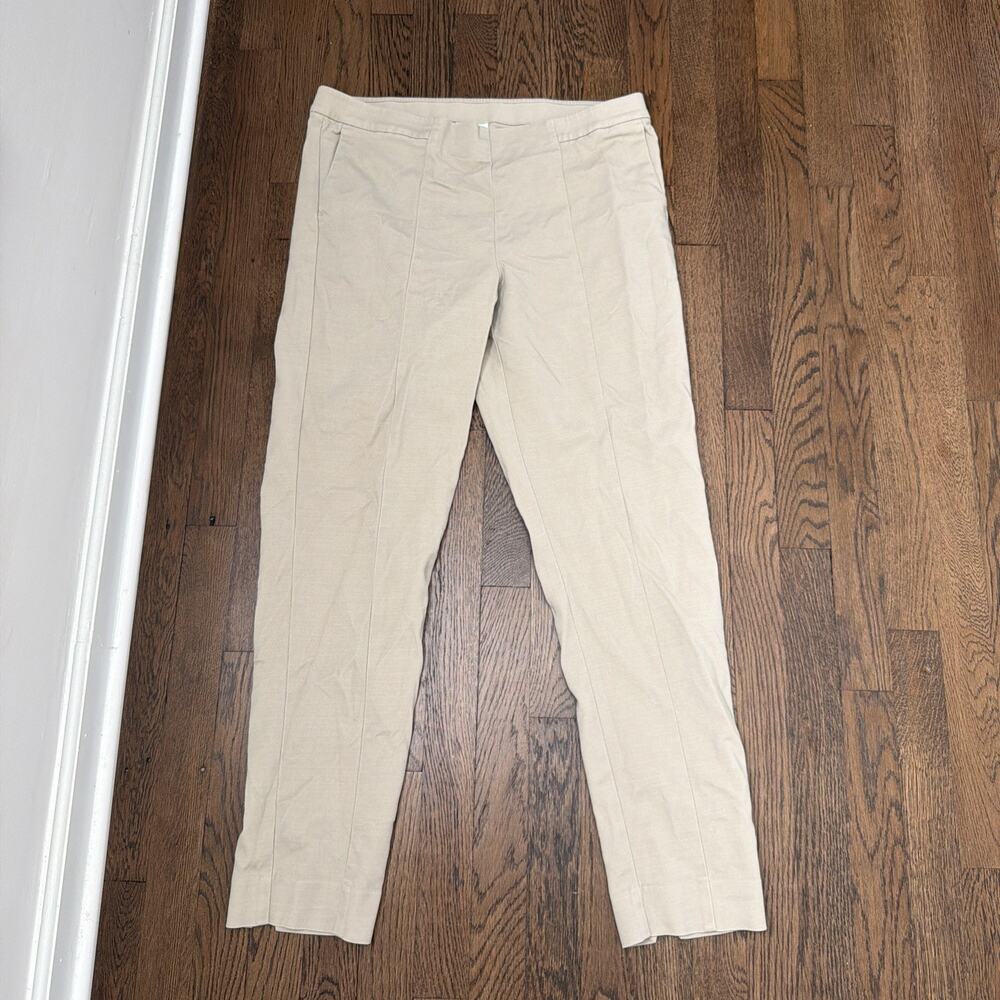 J. Jill Essential Slim Ankle Pull On Tan Pants - Size 14 Tall